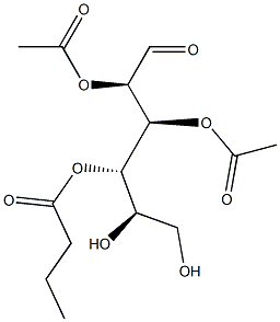 GALACTOSEDIACETATEBUTYRATE Struktur