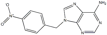 N9-(PARA-NITROBENZYL)ADENINE Struktur