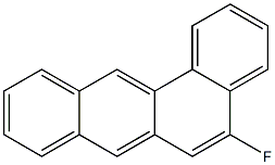 FLUOROBENZANTHRACENE Struktur