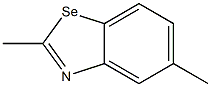 5-METHYL-2-METHYLBENZSELENAZOLE Struktur