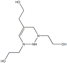 1,3,5-TRIS(HYDROXYETHYL)5-HEXAHYDROTRIAZINE Struktur