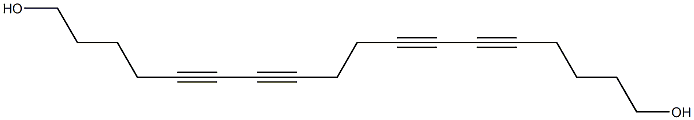 5,7,11,13-OCTADECATETRAYNE-1,18-DIOL Struktur