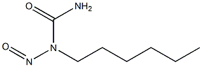 1-NITROSO-N-HEXYLUREA Struktur