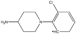 (4-Amino-piperidin-1-yl)-(3-chloro-phenyl)- Struktur