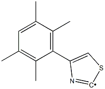 [4-(2,3,5,6-Tetramethyl-phenyl)-thiazol-2-yl]- Struktur