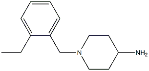 1-(2-ethylbenzyl)piperidin-4-amine Struktur