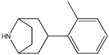 3-(2-methylphenyl)-8-azabicyclo[3.2.1]octane Struktur