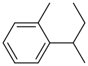 1-methyl-2-sec-butylbenzene Struktur