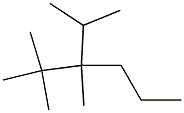 2,2,3-trimethyl-3-isopropylhexane Struktur