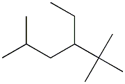 2,2,5-trimethyl-3-ethylhexane Struktur