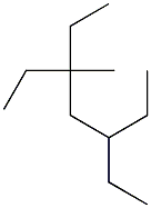 3-methyl-3,5-diethylheptane Struktur