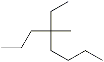 4-methyl-4-ethyloctane Struktur