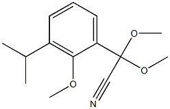 ISOPROPYLTRIMETHOXYBENZYLCYANIDE Struktur