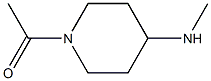 1-ACETYL-N-METHYLPIPERIDINE -4-AMINE Struktur