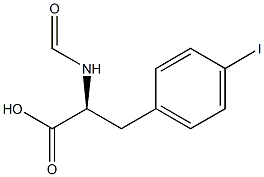 N-FORMYL-4-LODO-L-PHENYLALANINE Struktur