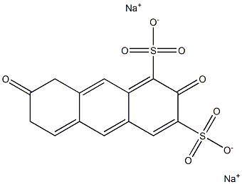 2,7-ANTHRAQUINONEDISULPHONIC ACID SODIUM SALT Struktur