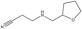 3-[(TETRAHYDRO-2-FURANYLMETHYL)AMINO]-PROPANENITRILE Struktur