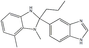 1,7-DIMETHYL-2-PROPYL-1H,3H-[2,5]DIBENZIMIDAZOLYL Struktur