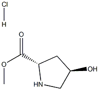 (2S,4R)-METHYL 4-HYDROXYPYRROLIDINE-2-CARBOXYLATE HYDROCHLORIDE,98.5~101.5% Struktur