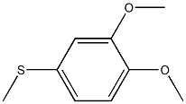 3,4-DIMETHOXYTHIOANISOLE 98% Struktur