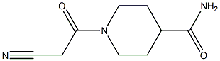 1-(CYANOACETYL)PIPERIDINE-4-CARBOXAMIDE Struktur