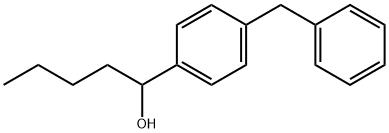 1-(4-BENZYLPHENYL)PENTAN-1-OL Struktur