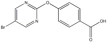 4-(5-BROMOPYRIMIDIN-2-YLOXY)BENZOIC ACID, 95+% Struktur