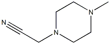 (4-METHYLPIPERAZIN-1-YL)ACETONITRILE Struktur