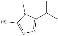 5-ISOPROPYL-4-METHYL-4H-1,2,4-TRIAZOLE-3-THIOL Struktur