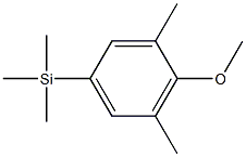 1-(TRIMETHYLSILYL)-3,5-DIMETHYL-4-METHOXYBENZENE 96% Struktur