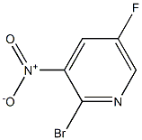 2-BROMO-3-NITRO-5-FLUOROPYRDINE Struktur