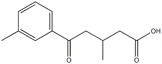 5-(3-METHYLPHENYL)-3-METHYL-5-OXOVALERIC ACID 95% Struktur