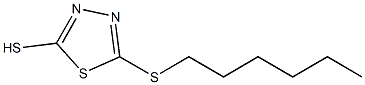 5-N-HEXYLTHIO-1,3,4-THIADIAZOLE-2-THIOL, 97% Struktur