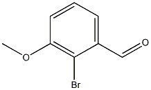 2-BROMO-3-METHYOXY-BENZALDEHYDE Struktur