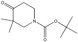 N-TERT BUTOXYCARBONYL-3,3-DIMETHYL-4-PIPERIDONE Struktur