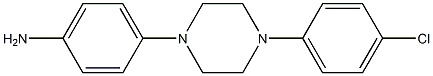 1-(4-CHLOROPHENYL)-4-(4-AMINOPHENYL ) PIPERAZINE Struktur