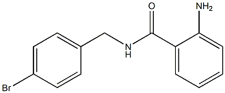 2-AMINO N-( 4-BROMO BENZYL)BENZAMIDE Struktur