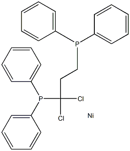 Dichloro[1,3-Bis-(Diphenylphosphino)Propane] Nickel Struktur