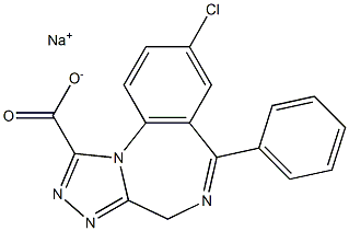 Xanoxate Sodium Struktur