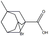 3-BROMO-5-METHYLADAMANTANECARBOXYLIC ACID Struktur