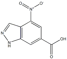 4-NITROINDAZOLE-6-CARBOXYLIC ACID Struktur