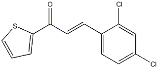 1-(2-THIENYL)-3-(2,4-DICHLOROPHENYL)-2-PROPEN-1-ONE Struktur