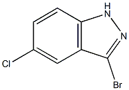 3-BROMO-5-CHLOROINDAZOLE Struktur