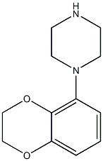 1-(2,3-dihydrobenzo[b][1,4]dioxin-5-yl)piperazine Struktur