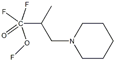 1,1,1-Trifluoro-2-(Piperidinylmethyl)Propionic Acid Struktur