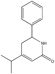 4-Isopropyl-6-Phenyl-5,6-Dihydropyridin-2(1H)-One Struktur