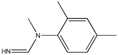 N-(2,4-DIMETHYLPHENYL)-N-METHYL-FORMIMIDAMIDE Struktur