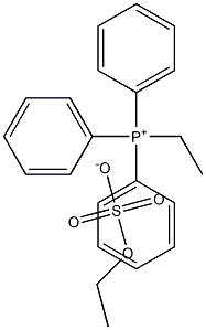 ETHYL TRIPHENYL PHOSPHONIUM ETHOSULPHATE Struktur