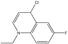 Ethyl 4-chloro-6-fluoroquinoline Struktur