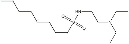 N-[(2-DIETHYLAMINO)ETHYL]OCTANESULFONAMIDE Struktur